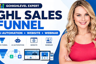 ghl sales funnel ghl ai automation gohighlevel website sales funnel ghl webinar