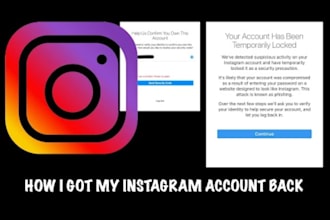 restore instagram page, ig profile unbanning issues