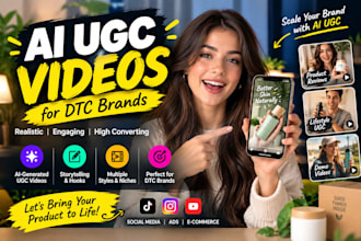 create ai ugc video ads for tiktok and meta campaign, ugc video, ai ugc ad