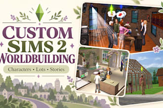 create custom sims 2 characters, lots and neighborhoods