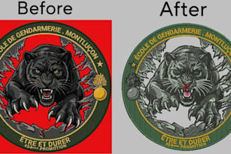 do custom embroidery digitizing for streetwear logo and 3d puff