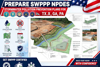 prepare swppp npdes stormwater pollution prevention plans for tx ga pa