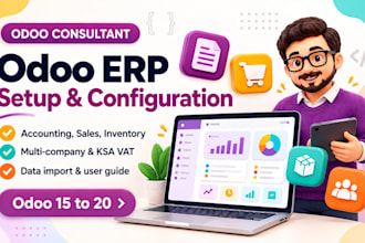 set up and configure odoo erp for your business
