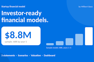 build an investor ready startup financial model