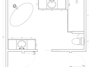 create bathroom design and cad package