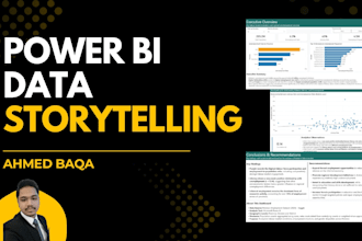 turn your excel data into a power bi dashboard with data storytelling