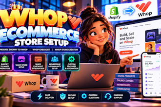 whop ecommerce store setup migrate shopify to whop checkout whop store creation