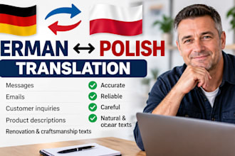 translate german to polish and polish to german