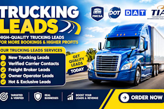 provide trucking leads consultant for freight brokers, carriers
