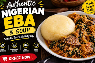 guide you how to make eba and egusi soup