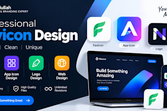 custom favicon design  quick delivery  clean simple icons