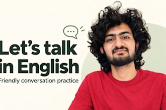 your friendly english conversation partner for speaking practice