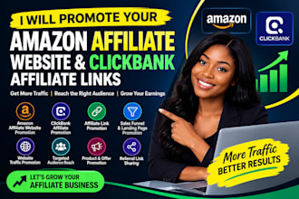 promote your amazon affiliate website and clickbank affiliate referral marketing