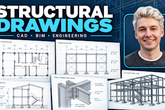 draft residential structural drawings, foundation and framing plans