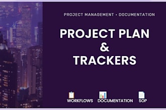 do project planning, coordination and  sops writing