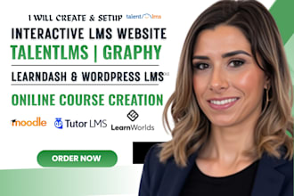 create and set up online courses on thinkific learnworlds wordpress absorb lms