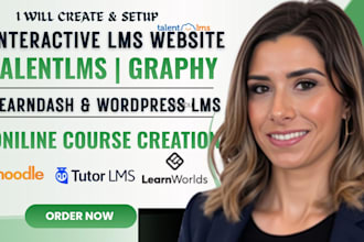 create and setup course on thinkific learnworld canvas wordpress and absorb lms