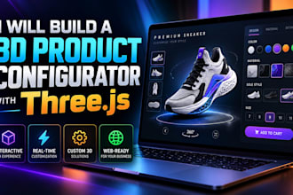 build an interactive 3d website with threejs and webgl