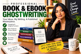 be a nonfiction ghost book writer ebook writer
