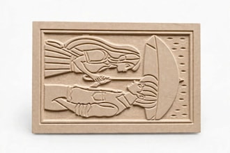 design 3d stone wall carving flower relief model for cnc