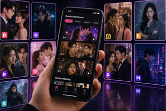build ai short drama, vertical microdrama app like dramabox, reelshort content