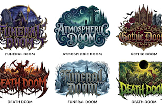 design funeral doom, atmospheric doom, death doom logo
