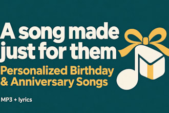 create a personalized ai assisted birthday or anniversary song