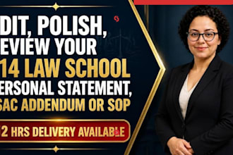 edit, polish,review your t14 law school personal statement lsac addendum or sop