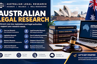 conduct australian legal research, case law and legislation research