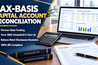 reconcile tax basis capital accounts and basis for form 1065