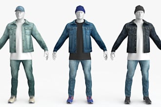 make 3d clothing using clo 3d, pattern drawing, 3d fashion designs, 3d garment