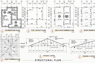 design structural plans for residential homes garages additions and buildings