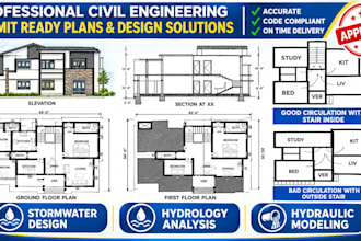 civil engineer permit stormwater hydrology hydraulics  flood analysis drainage