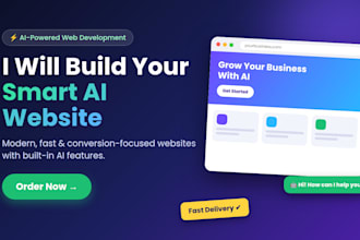 build an ai website for your business