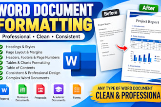 professionally format your word document