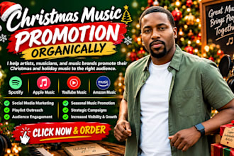 promote your christmas song and holiday music professionally