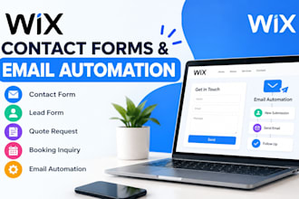 create wix contact form lead form quote request booking inquiry email automation