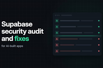 audit and fix supabase rls security in your lovable, bolt or cursor app