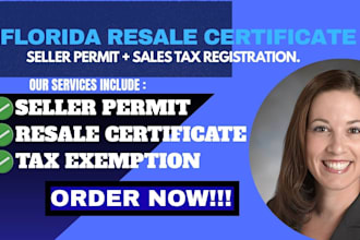 get your florida resale certificate and seller permit fast