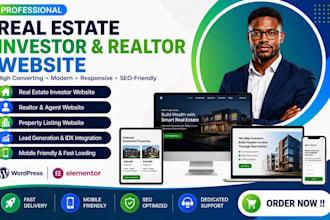 design real estate investment website realtor website real estate website