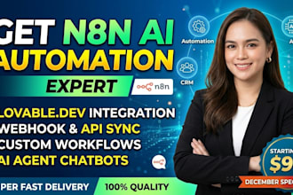 do n8n automation lovable ai agent workflow webhooks make crm integromat app