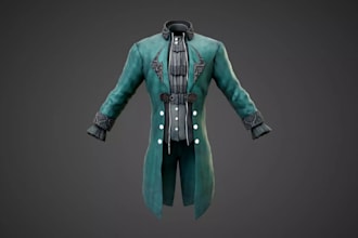 make 3d fashion garments 3d cloth in clo 3d and marvelous designer, 3d mockup