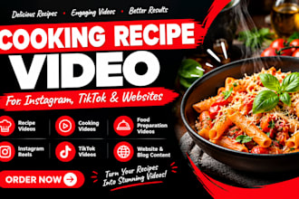 make engaging food and recipe videos for instagram and tiktok