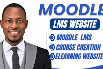 setup and customize moodle lms, canvas lms, online course and elearning website
