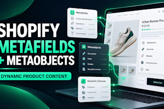 setup shopify metafields, metaobjects and dynamic product content