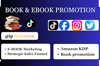 promote your book and ebook with professional book marketing