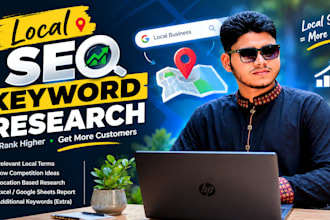 local SEO keyword research and find low competition kwyword