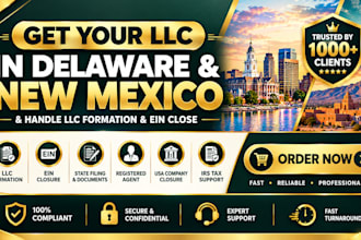 do llc formation, llc registration, , delaware, new mexico