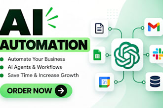 build ai automation systems for business workflows, tasks and operations