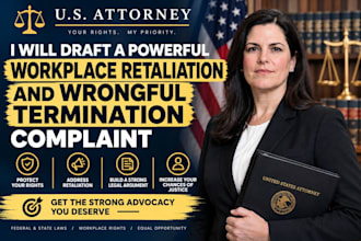 draft powerful workplace retaliation and wrongful termination complaint